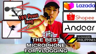 CHEAPEST VLOGGING MIC | Grabi ang ganda ng audio nito SULIT NA SULIT | Andoer EY 510A | CarlTropa