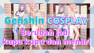 [Genshin  COSPLAY]Berubah jadi kupu-kupu dan menari