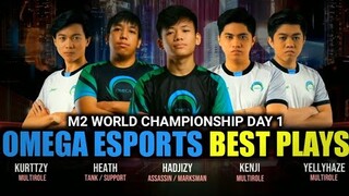 MGA NAKAKABILIB NA PLAYS NG OMEGA ESPORTS SA M2 DAY 1 (200 IQ GAMEPLAY)