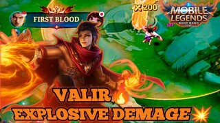VALIR🔥 EXPLOSIVE DEMAGE💥 Bikin Musuh Tak Ada Harapan❗❗