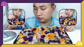 Challenge 750g frozen glutinous taro ball, different chewing sound!