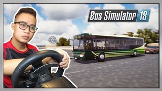 Bus Simulator 18 #3 | Xe Buýt Mới Chở Khách Trong Ngày Mưa