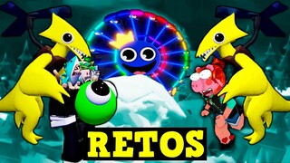 RETOS en RAINBOW FRIENDS Chapter 2 ROBLOX 🌈 Momentos Divertidos: Trolenado a Blue 🤣