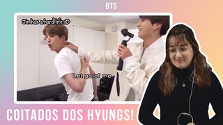 REAGINDO À 'BTS NÃO AGUENTA MAIS A MAKNAE LINE' #SEMANABTS