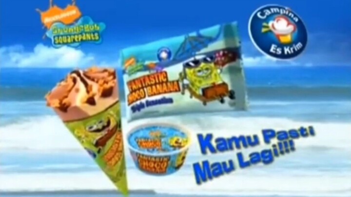 iklan Campina es krim Spongebob Squarepants 2008