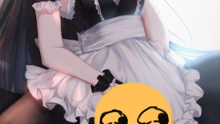Photoshop Painting-Maid Dress