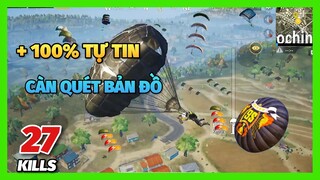 Súng Tủ Trong Tay Tăng 100% Tự Tin Càn Quét Map Erangel 27 KILLS PUBG Mobile | Karos TV