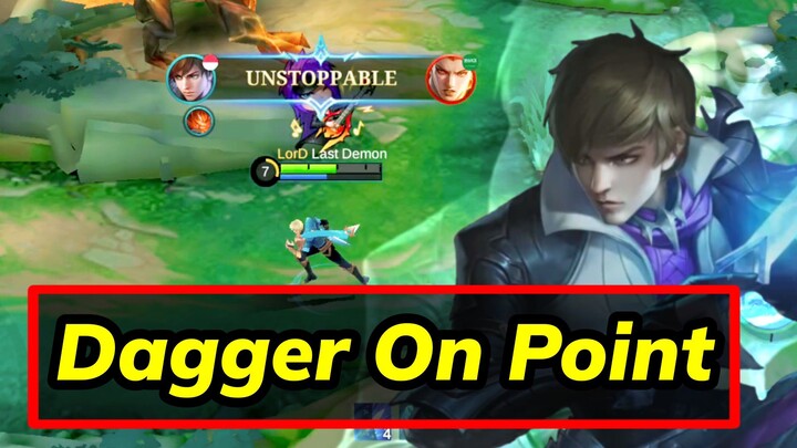 Gusion Lempar Dager ! Musuh Ketar Ketir