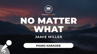 No Matter What - Jamie Miller (Piano Karaoke)