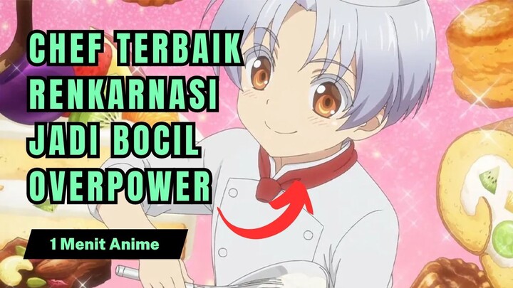 Sinopsis Anime Okashi na Tensei, Chef Renkarnasi Jadi Bocil OP