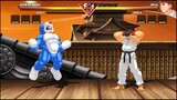 [KOF MUGEN] DORAEMON VS STREET FIGHTER SUPER RYU TEAM - HIGH LEVEL AMAZING INSANE EPIC FIGHT!