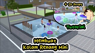 TUTORIAL MEMBUAT KOLAM RENANG MINI di Depan Rumah Sakura 🤩🏊 + ID Props - Sakura School Simulator 🤗🌸