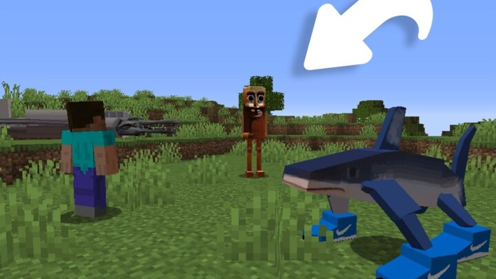 When tungtung sahur is added to the MC server (Player: Choose your hero 😋)