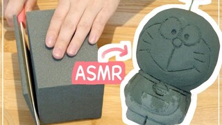 [ASMR] Tượng đất sét hình hoa Doraemon || minicuteclub [Vận chuyển đậu Pinto]