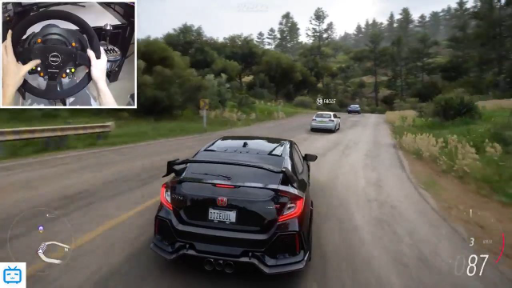 Forza Horizon 5 - Honda Civic Type R 2018 (Steering Wheel w_ Clutch + Shifter) #game