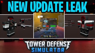 NEW UPDATE LEAK! NEW GUI AND MUCH MORE! | Tower Defense Simulator | ROBLOX