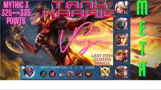 Tank Karrie Vs META In Mythic 3 [#Vcreator}