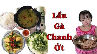 Cuối tuần Út và các chị ăn món Gà Nấu Chanh Ớt siêu ngon