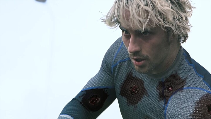 “Apakah kamu tidak memperkirakannya?” Quicksilver yang dengan mudah dapat menghancurkan robot, menga