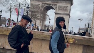 【Kakak Beradik Kwon】di Prancis ✨ | Tantangan GD & TAEYANG 'GOOD BOY'