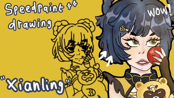 Genshin impact - Xianling speedpaint [Ibispaint]