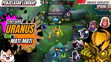 PENJELASAN LENGKAP❗Cara main uranus gak mati mati epi 32 || Best build uranus 2024 || MOBILE LEGENDS