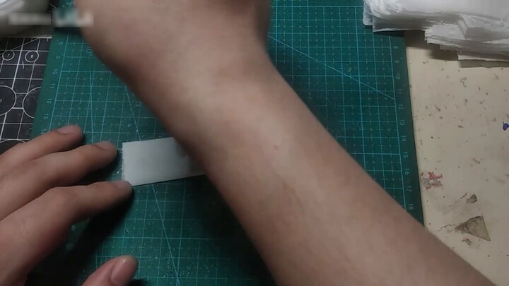 The key to my paper model making, the making of paper strips, and the use of paper strips (which sho