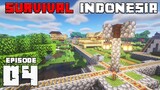 AKHRINYA NAIK KERETA DI MINECRAFT SURVIVAL !!! - Minecraft Survival Indonesia (Eps.4)