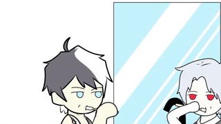 I picked up a little boy, but I didn’t expect that he was the villain in the comics. He did all kind