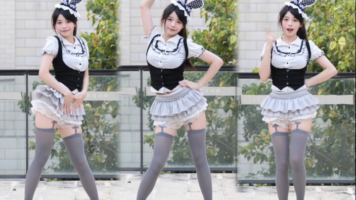哼哼 摇身一变兔子精 萌哭你们！！ビビデバ