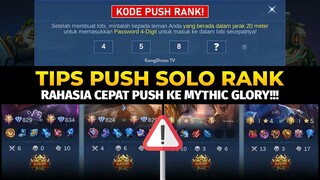 TIPS PUSH RANK SEASON 2022