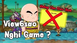 Ngọc Rồng Online - Game Thủ Sock Nặng Vì Admin Không Cho Giao Dịch...View6sao Nghỉ Game ?