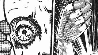 Under the shadow of the whirlpool, she could only do this to her body... | Commentary on "Junji Ito: