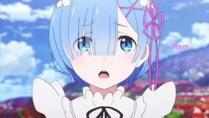 The All-Powerful Maid with Blue Short Hair (Rem)