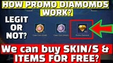 [ TUTORIAL ] HOW TO BUY FREE SKINS OR ITEMS Using PROMO DIAMONDS? | New Event  | MLBB