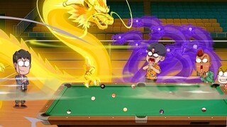 The powerful defender met an aristocratic opponent, and the battle between the snake and the dragon 