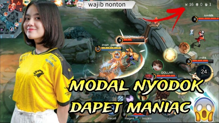 zilong modal nyodok dapet 2x maniac 😱😱