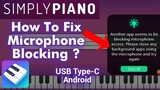 Microphone Blocking Issue on Simply Piano Android  (Subs English & Indonesia )