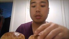Asmr Eating Sounds - Fried Egg, Ham And Cheese Sandwich