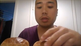 Asmr Eating Sounds - Fried Egg, Ham And Cheese Sandwich