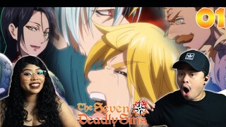 BAN SAVES MELIODAS | BEST FRIENDS FOR LIFE! The Seven Deadly Sins Season 5 Episode 1 Reaction