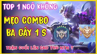 Ngộ Không Combo Ba Gậy 1 Giây của Ngộ Không Siêu Mượt Trong Trận Cuối Lên Cao Thủ Liên Quân