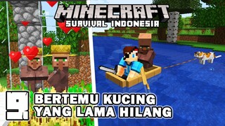 VILLAGER MENIKAH DAN KUCINGKU KEMBALI PULANG❤️😸 - Minecraft Survival Indonesia (Ep.9)