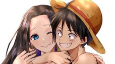 One piece|Luffy 💞 Boa Hancock ☺️😆