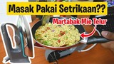 Masak Martabak Mie Telur dan Pete Pakai SETRIKA PAKAIAN! | Masak Pakai Setrika |  Indomie Seleraku