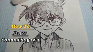 Drawing the character of the anime Detective Conan 🕵🏻🔥