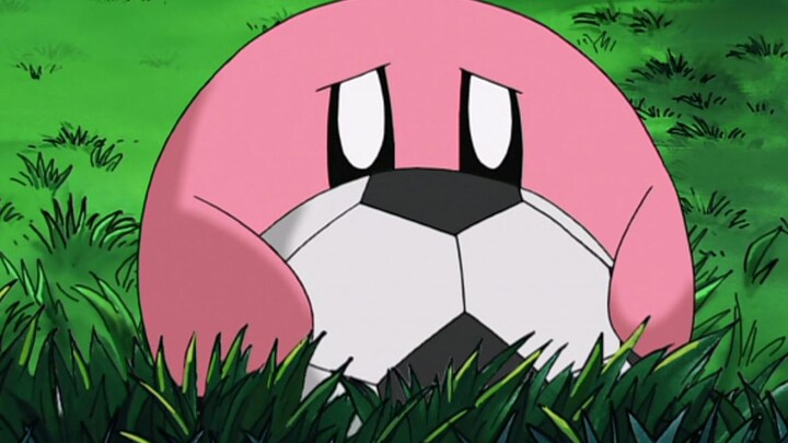 Kirby baby was secretly photographed while picking up the ball