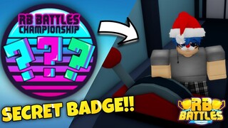 [🏆RBBS3 ] CARA MENDAPATKAN SECRET BADGE DI GAME PIGGY DARI EVENT RB BATTLES!!