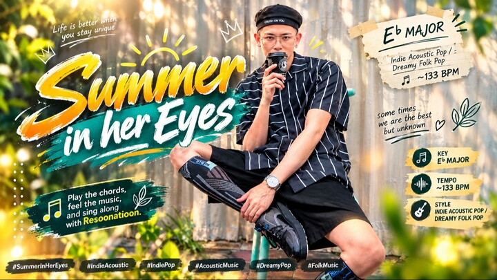 Summer in Her Eyes ☀️ | dreamy indie acoustic