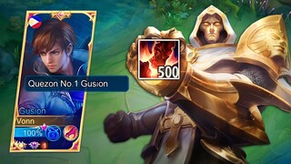 GUSION 25KILLS VS ALDOUS 500 STACKS IN RANKED GAME!!🔥